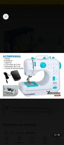 Máquina de costura