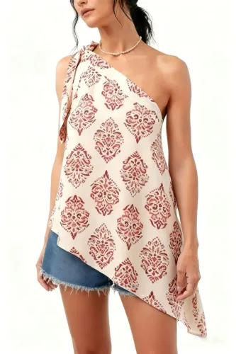 Blusa Assimétrica boho chic