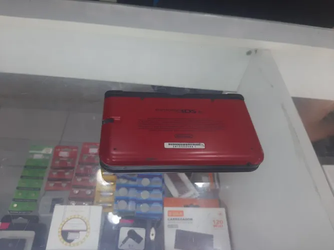 Nitendo 3DS XL pequeno, esta problema no conector carga, original, cor vermelha, joia rara