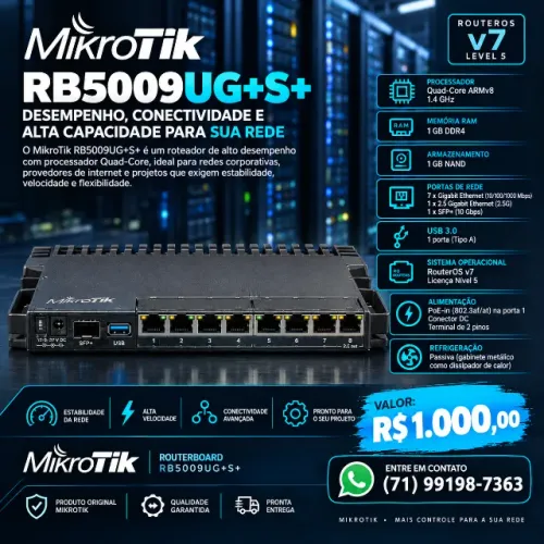 Mikrotik RB5009UG+S+