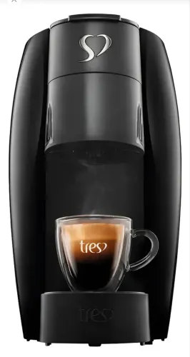 Cafeteira Tres Corações Lov Automática Preta-brilhante Cor Preto