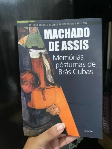 Livro novo: Memórias Póstumas de Brás Cubas - Machado de Assis  