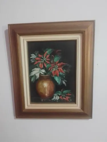 Lindo quadro pintado à mão.