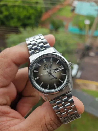 Relógio Automático Orient Crystal vintage anos 70