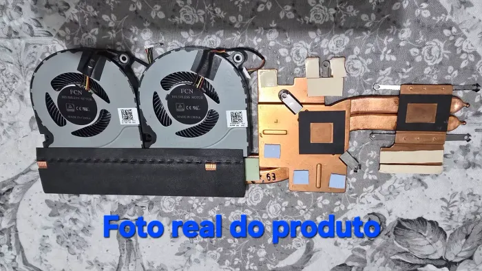 Cooler (dissipador + ventoínhas) para notebook Acer Nitro 5 AN515-54 e AN517-51