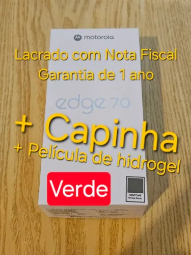 Motorola Edge 70 256GB (Verde) Lacrado com Nota Fiscal e Garantia