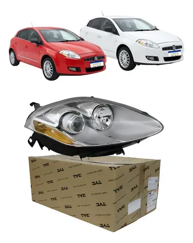Farol Direito Fiat Bravo 2011 2012 A 2016 Novo Pisca Ambar Direito/passageiro
