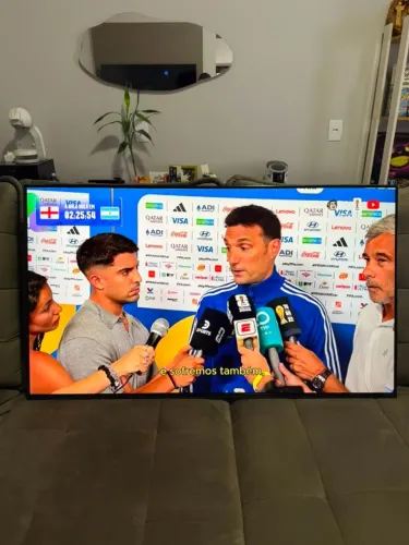 Smart TV 55'' LG 55NANO80 4K NanoCell 2022 4x HDMI 2.0 Inteligência Artificial ThinQ AI