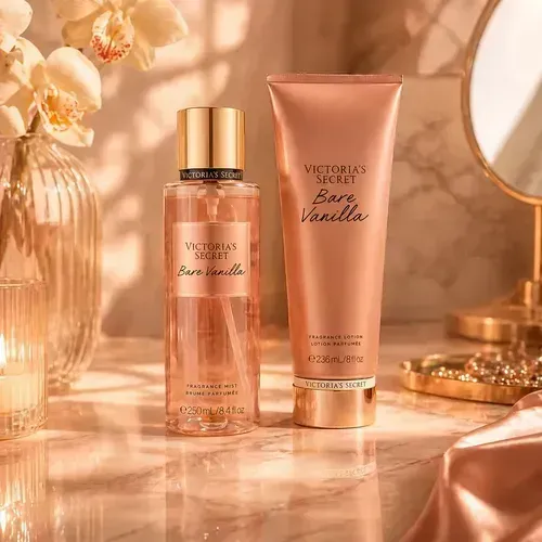 Bare Vanilla Victorias Secret Body Splash + Body Lotion