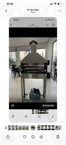 Churrasqueira de inox