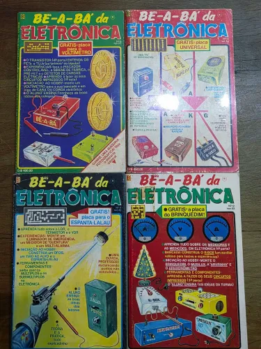 Revista Bê a Bá da eletrônica do n°09 ao n°12