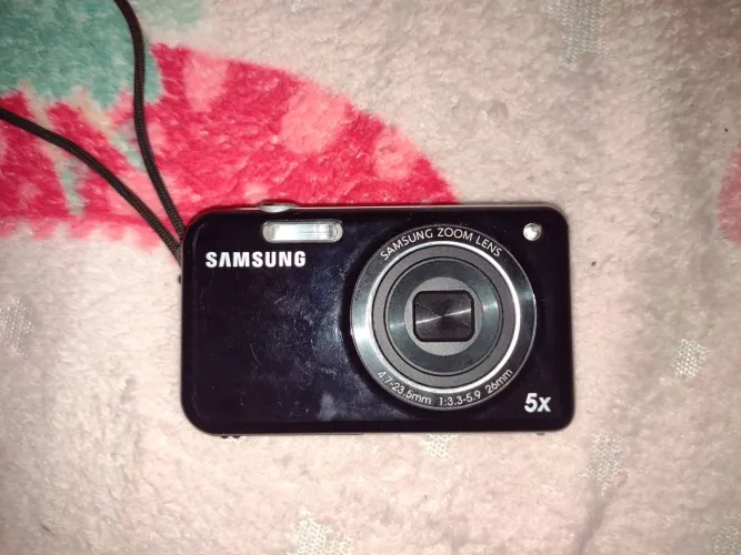 Câmera Samsung Zoom Lens filmadora e câmera 
