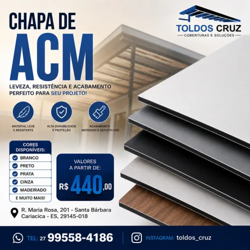 Chapas de ACM | Pronta Entrega