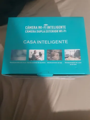Camera de Segurança 360 graus 1080p na caixa