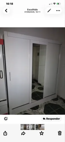 Guarda roupa de casal semi novo obs já com o frete e montagem incluso