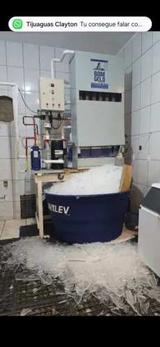 Máquina gelo escama 2000kg