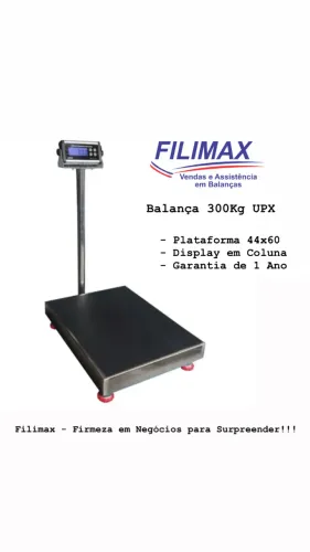 Balança 300 Kg Nova com Coluna