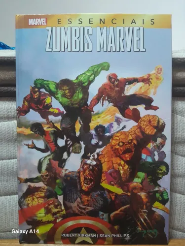 Livro em quadrinhos essências zumbis marvel