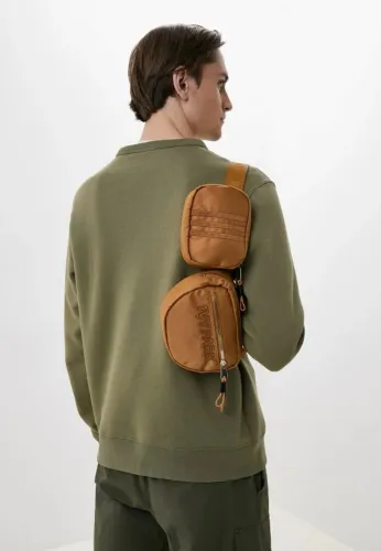 Bolsa Pochete Adidas Originals x Ivy Park Mini Shoulder Bag Marrom