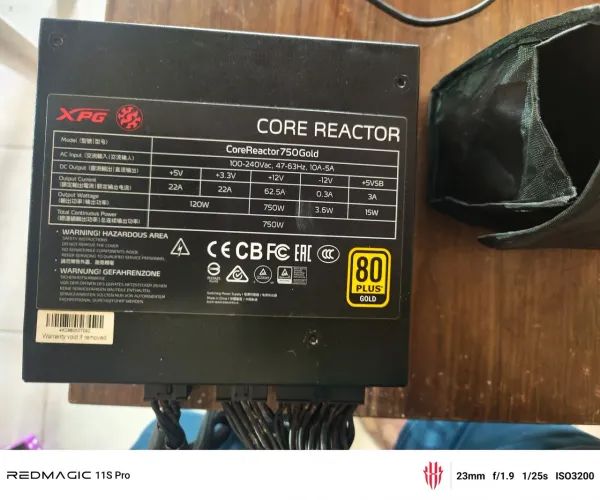 Fonte XPG Core Reactor 750W Gold - Modular (Com Cabos, Sem Caixa)