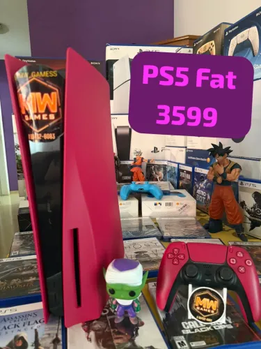 PS5 Fat Cósmica Red