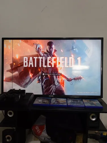 Ps4 1TB 1 controle e 3 jogos