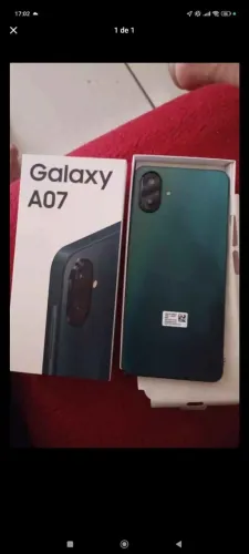 Vende-se Galaxy A07 novo na caixa, 128 gb