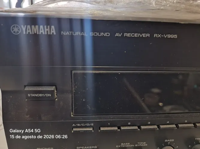 Receiver Yamaha RX-V995 (No Estado / Para Conserto ou Retirada de Peças)