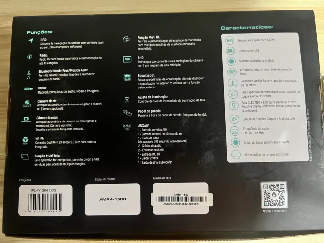 Multimidia Adak 9 Polegada 2ram 64gb Android Qled