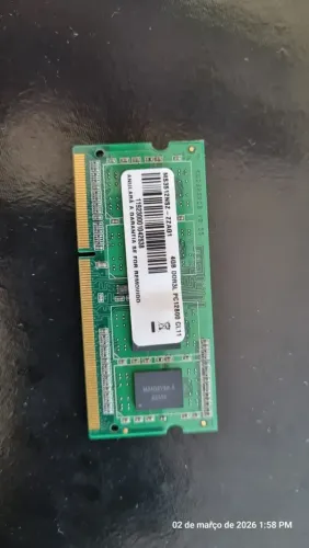 Memória Notebook Multilaser 4GB DDR3 1600mhz
