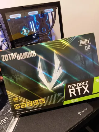 Placa De Vídeo RTX 3080 ZotacGaming Trinity 10GB
