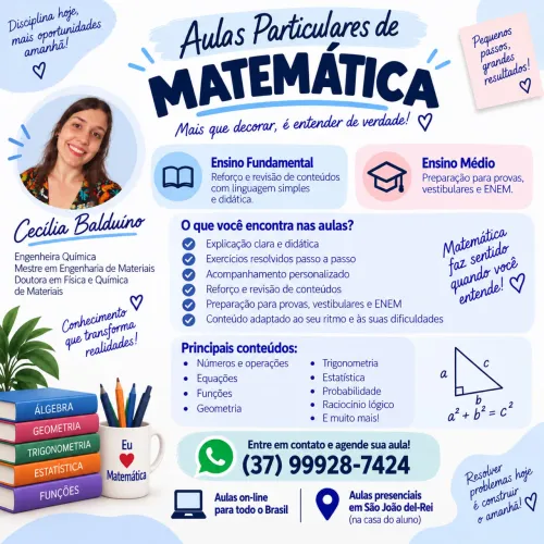 AULAS PARTICULARES DE MATEMÁTICA