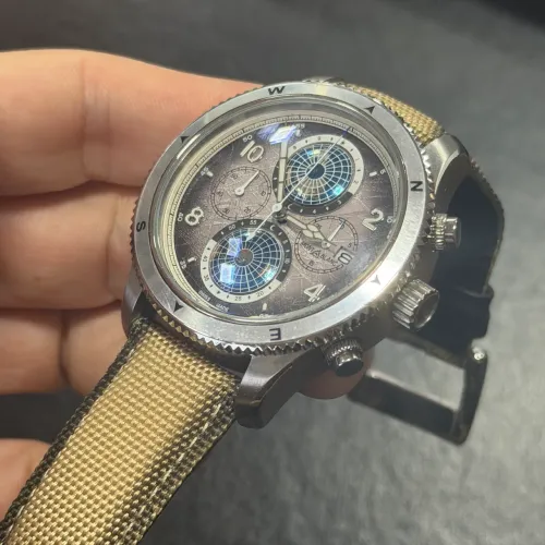 Relógio Montblanc 1858 Geosphere Edição Especial Premium Novo