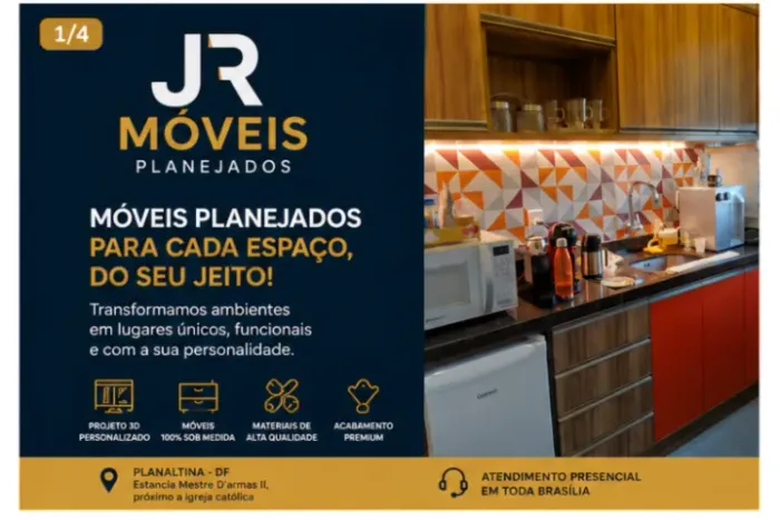 Móveis Planejados Sob Medida - JR Móveis (Atendemos todo o DF)