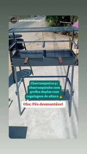 Churrasqueira para churrasquinho