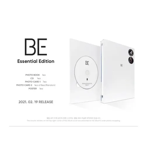 BTS Album BE Essential Edition (lacrado)