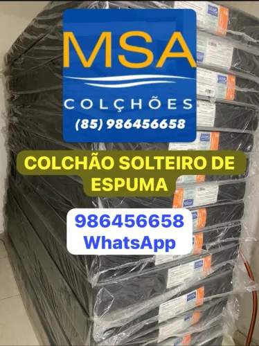 Colchão solteiro de espuma SELADA