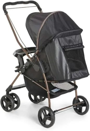 Carrinho de Bebê Galzerano Milano Reversível III 1018 até 15Kg Preto