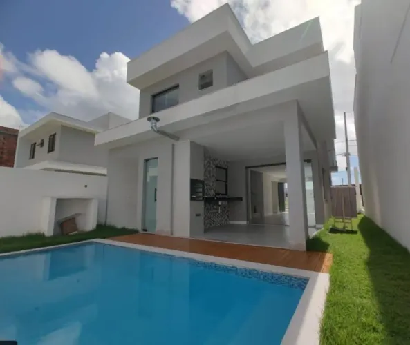 Casa em Condomínio para Venda em Camaçari, Abrantes, 4 dormitórios, 4 suítes, 5 banheiros,