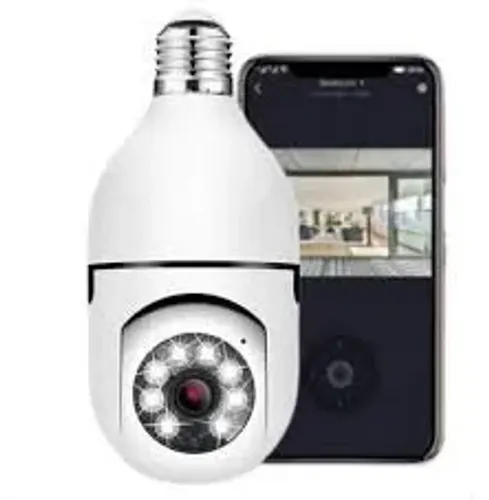 Câmera Lâmpada De Segurança Wifi Yoosee C/ Visão Noturna Hd