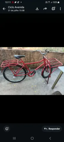 Vende se bicicleta cargueira seminova