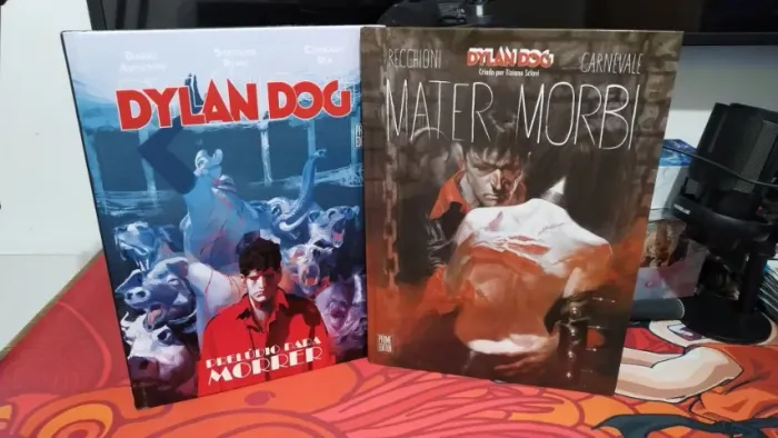 Dylan Dog mater morbi + prelúdio para morrer capa dura mythos esgotados