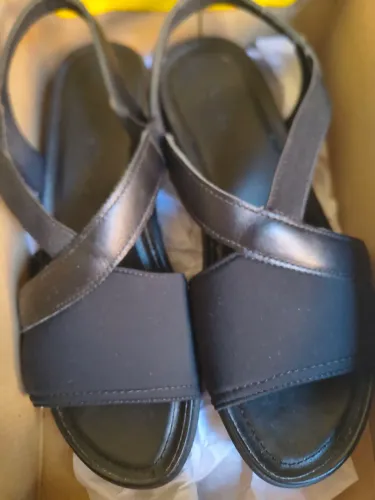 Sandália plataforma preto - Tam. 36