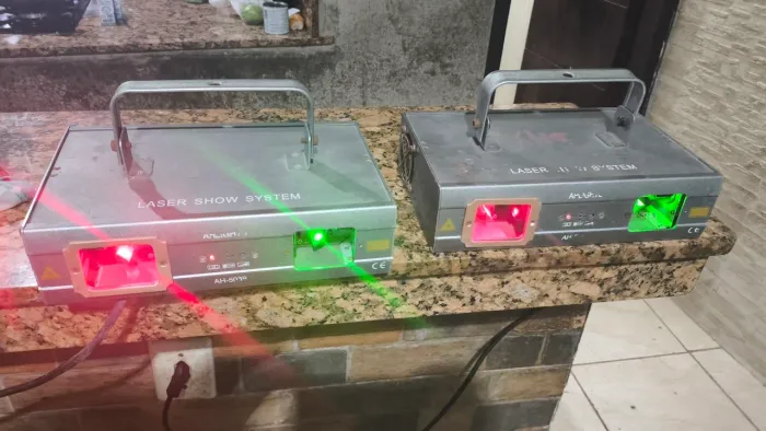 2 Laser duplo verde e vermelho 