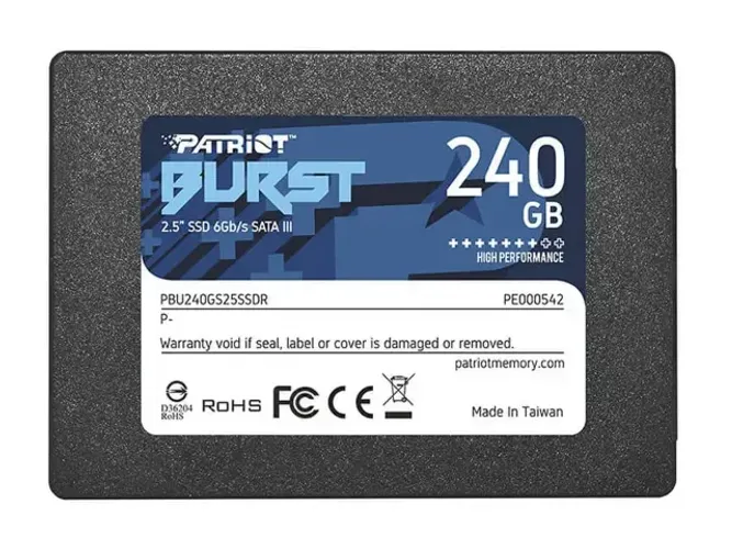 SSD 240 GB Patriot por R$ 349 !!! Entrega Grátis!