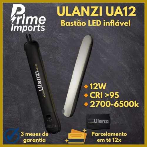 Ulanzi 12w bastão LED inflável
