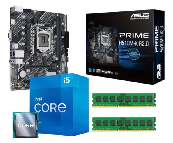 Kit upgrade i5 11400f + ASUS H510M-E + 16GB DDR4 
