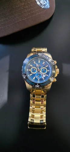 Relógio Invicta original ProDiver banhado a ouro