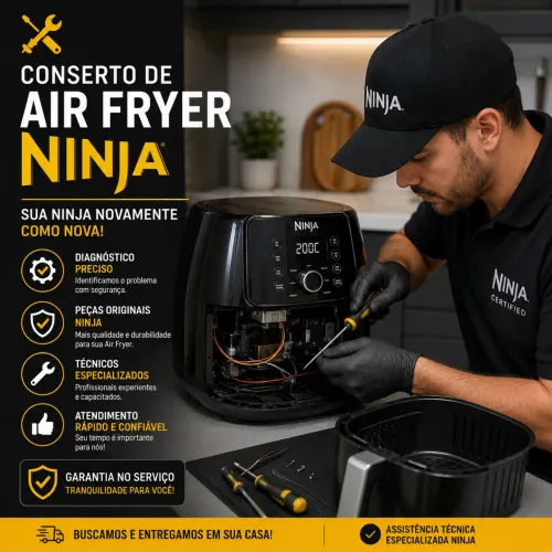 ? Sua Air Fryer Ninja parou de funcionar? Nós resolvemos! ?