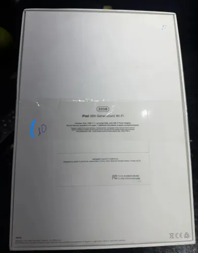 iPad 8th Generation 32GB Wi-Fi, cor Silver, novo na caixa